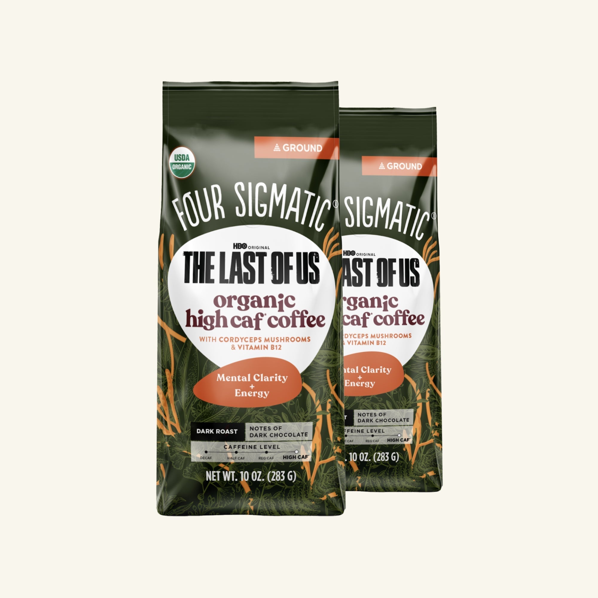 HBO Original The Last Of Us - Organic High Caf Ground Coffee - Balanced Energy