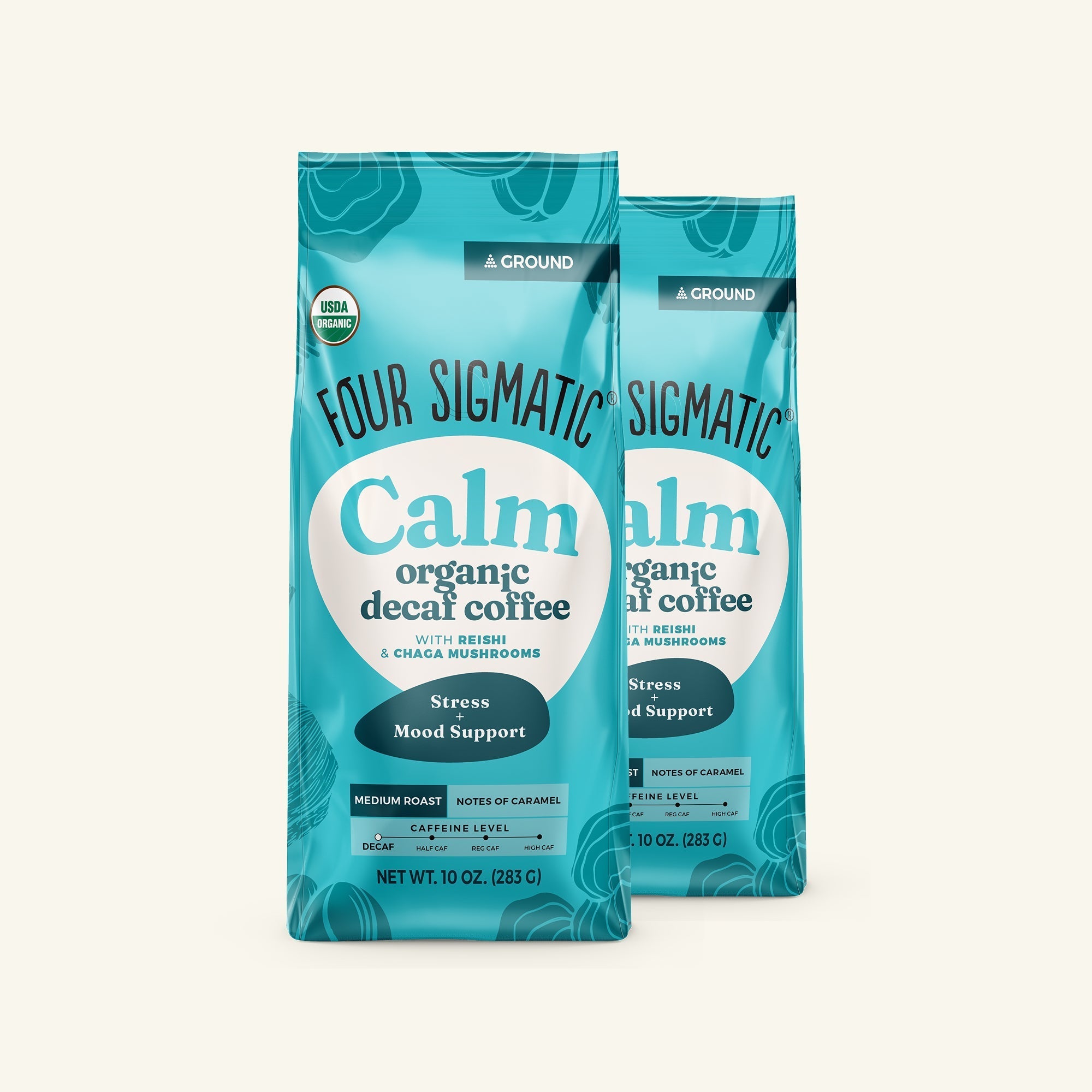 Calm Decaf Ground Coffee - Medium - Clean Coffee