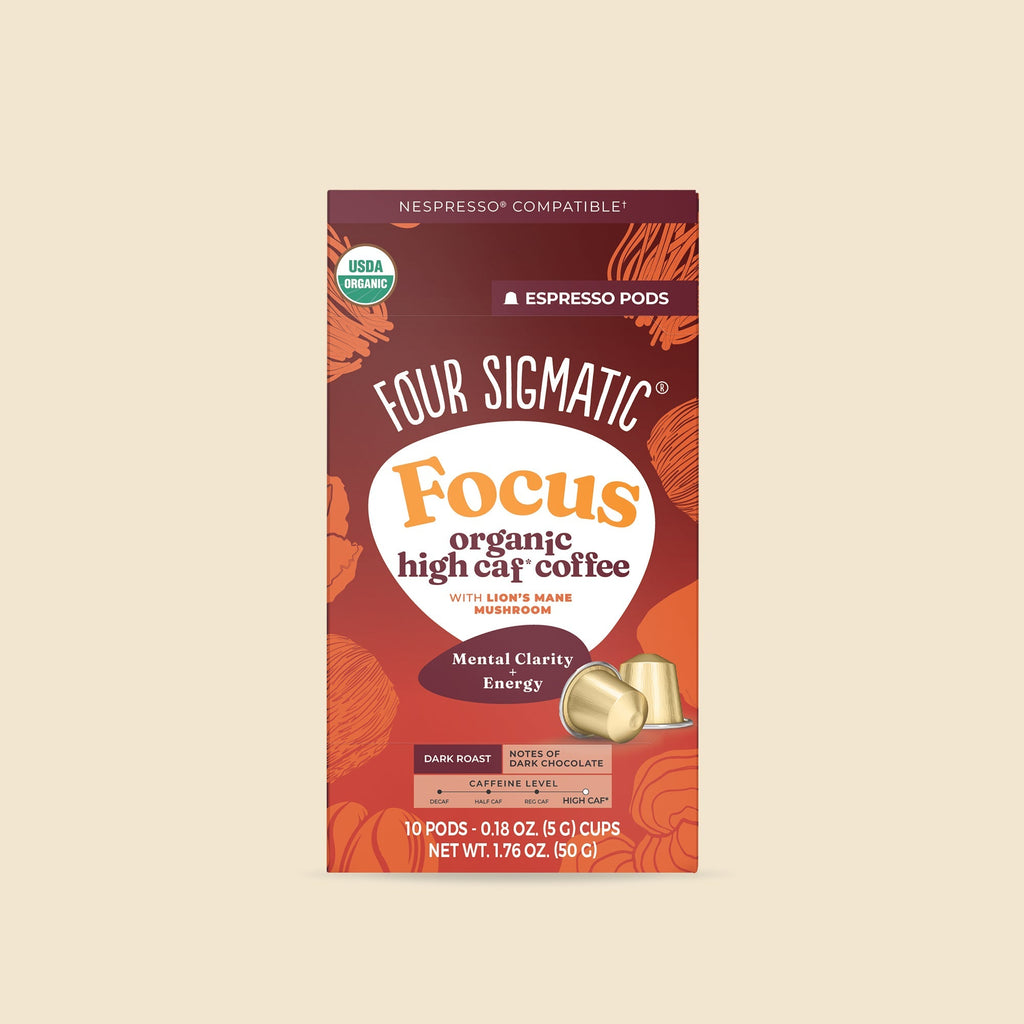 Focus Dark Roast High Caf Espresso Pods (10ct) - Plant Based