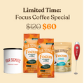 Focus Ground Coffee Special: Get $120 value for only $60 - Morning Fuel