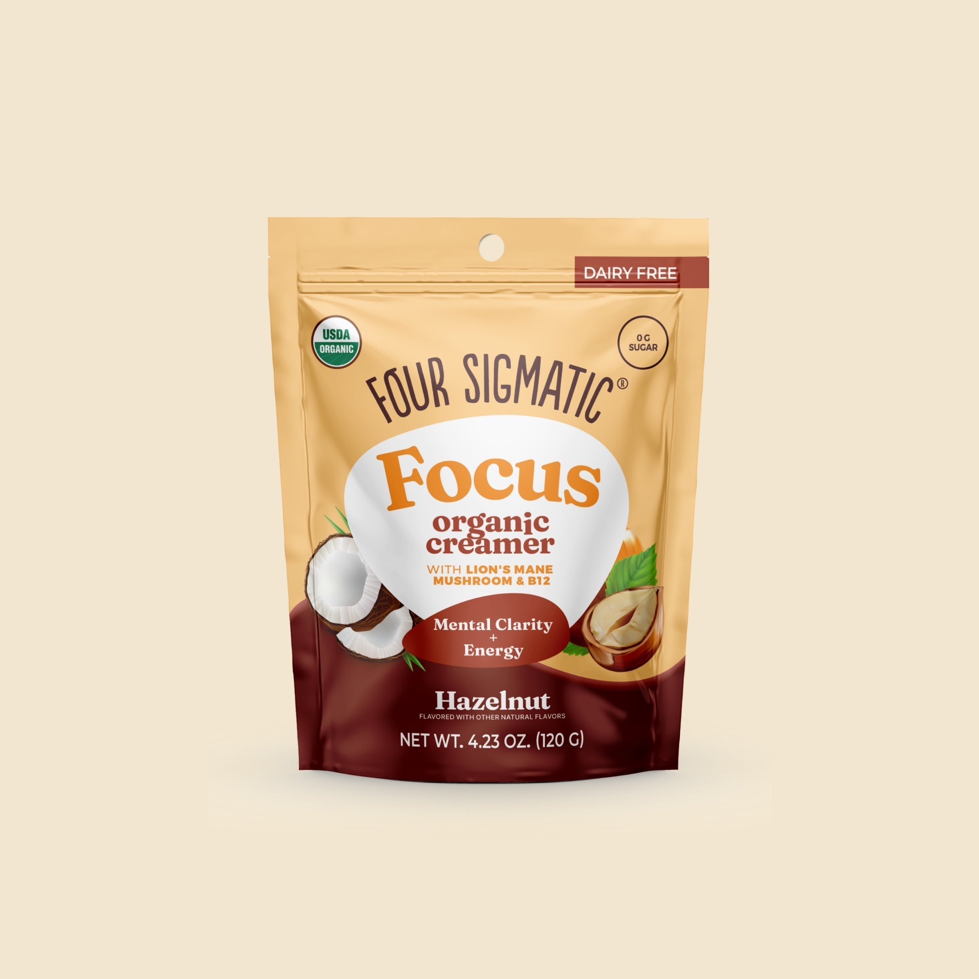 Focus Creamer – Hazelnut - Adaptogenic Blend