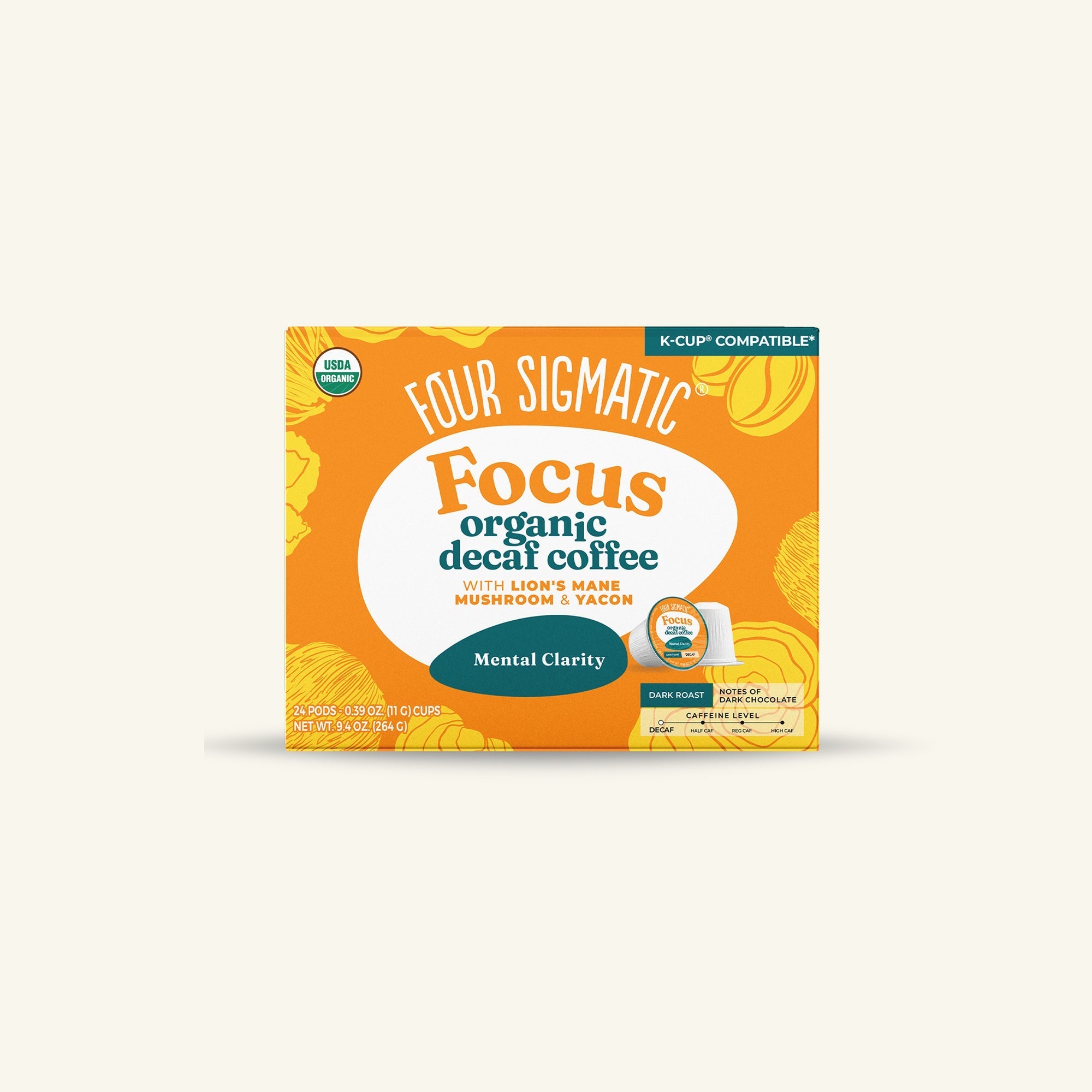 Focus Decaf Coffee Pods (24ct) - Daily Brew