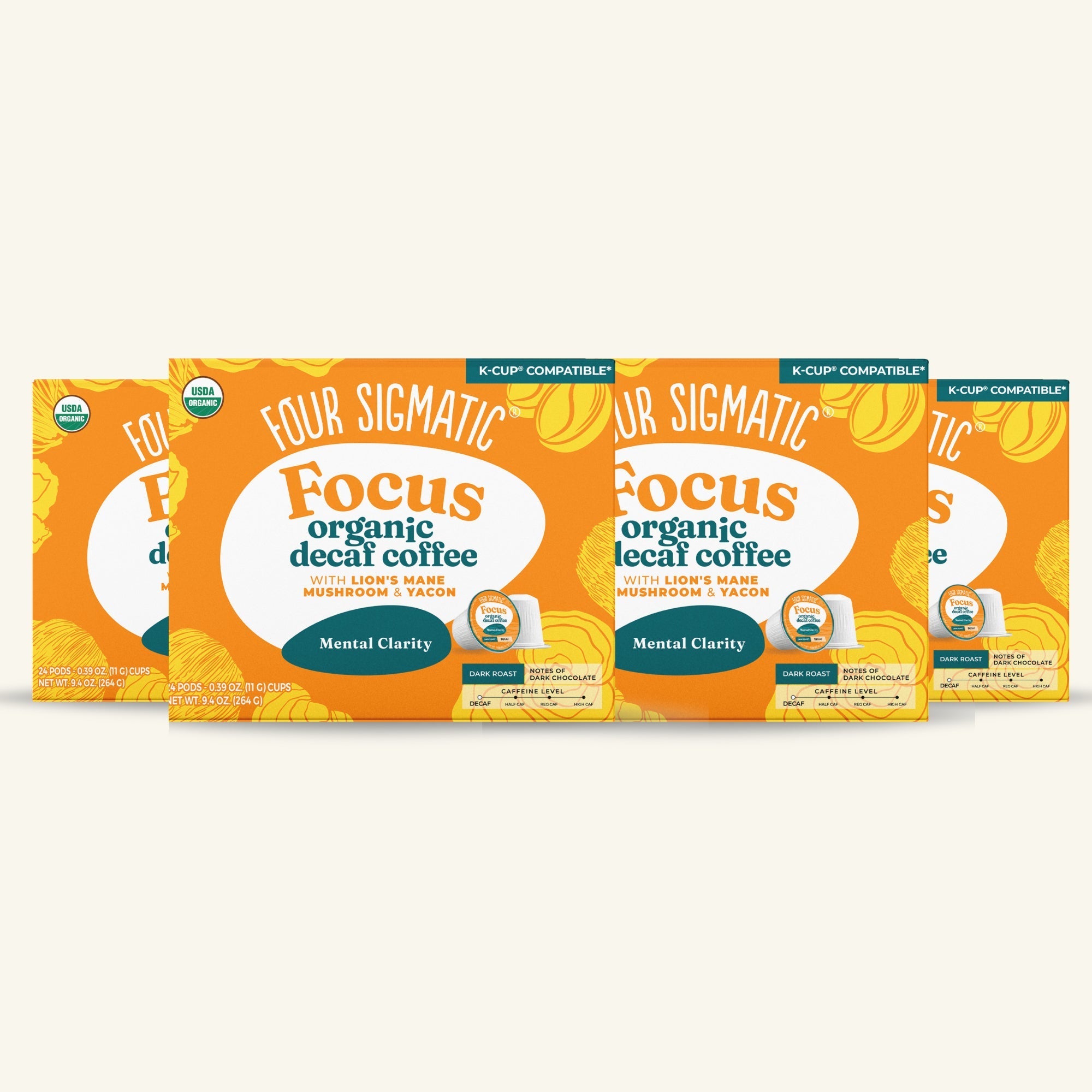 Focus Decaf Coffee Pods (24ct) - Daily Brew