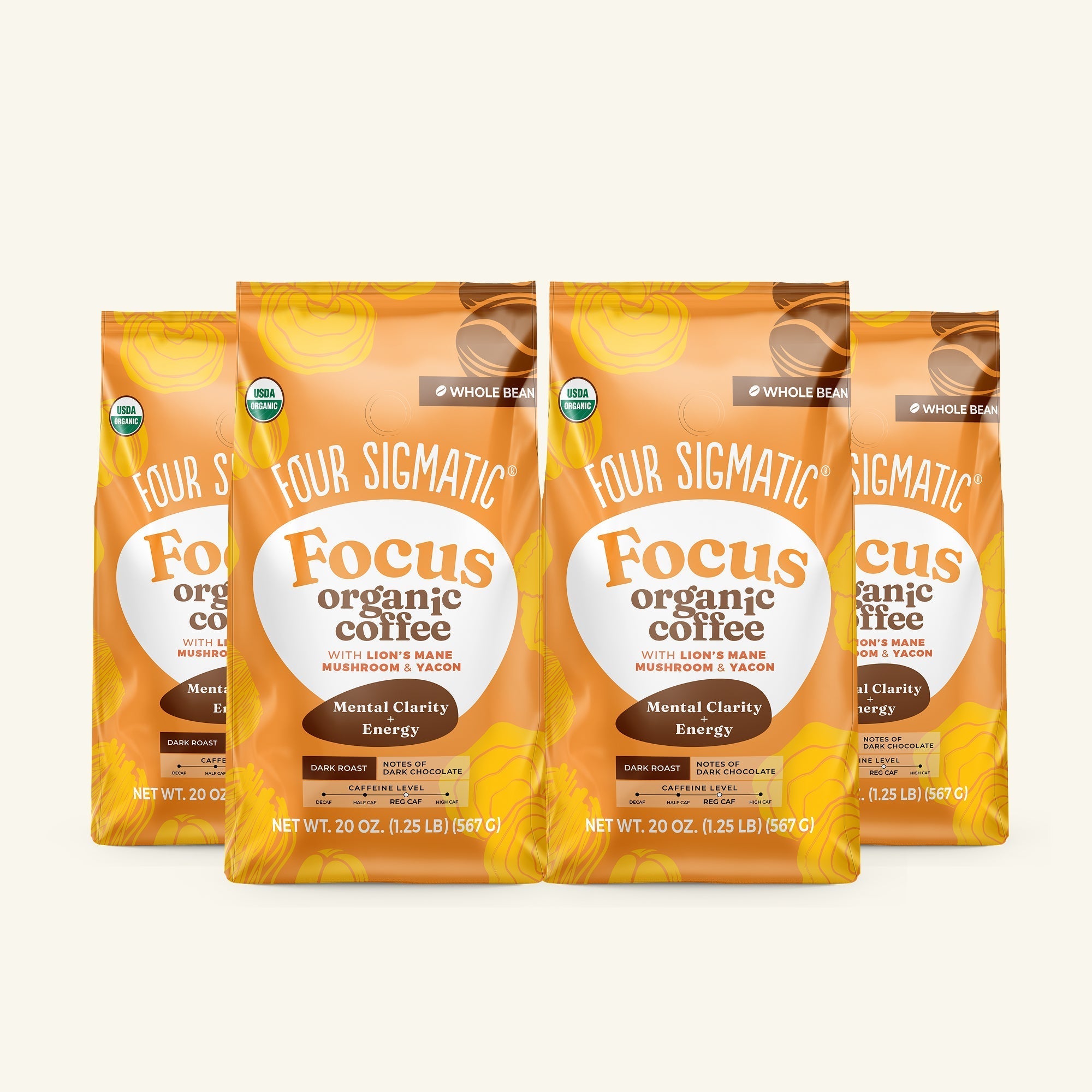 Focus Whole Bean Coffee - Dark (20oz) - Smooth Morning