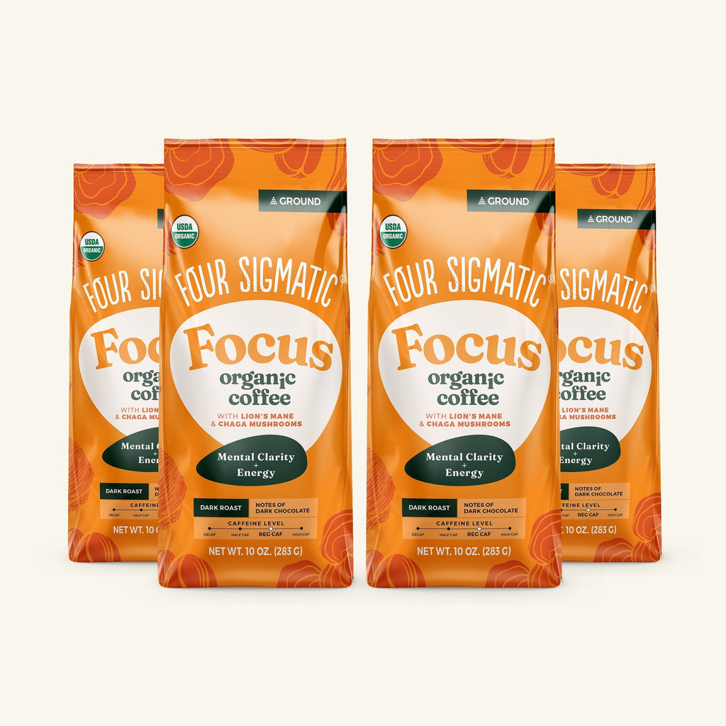 Focus Ground Coffee - Dark - Wellness Coffee