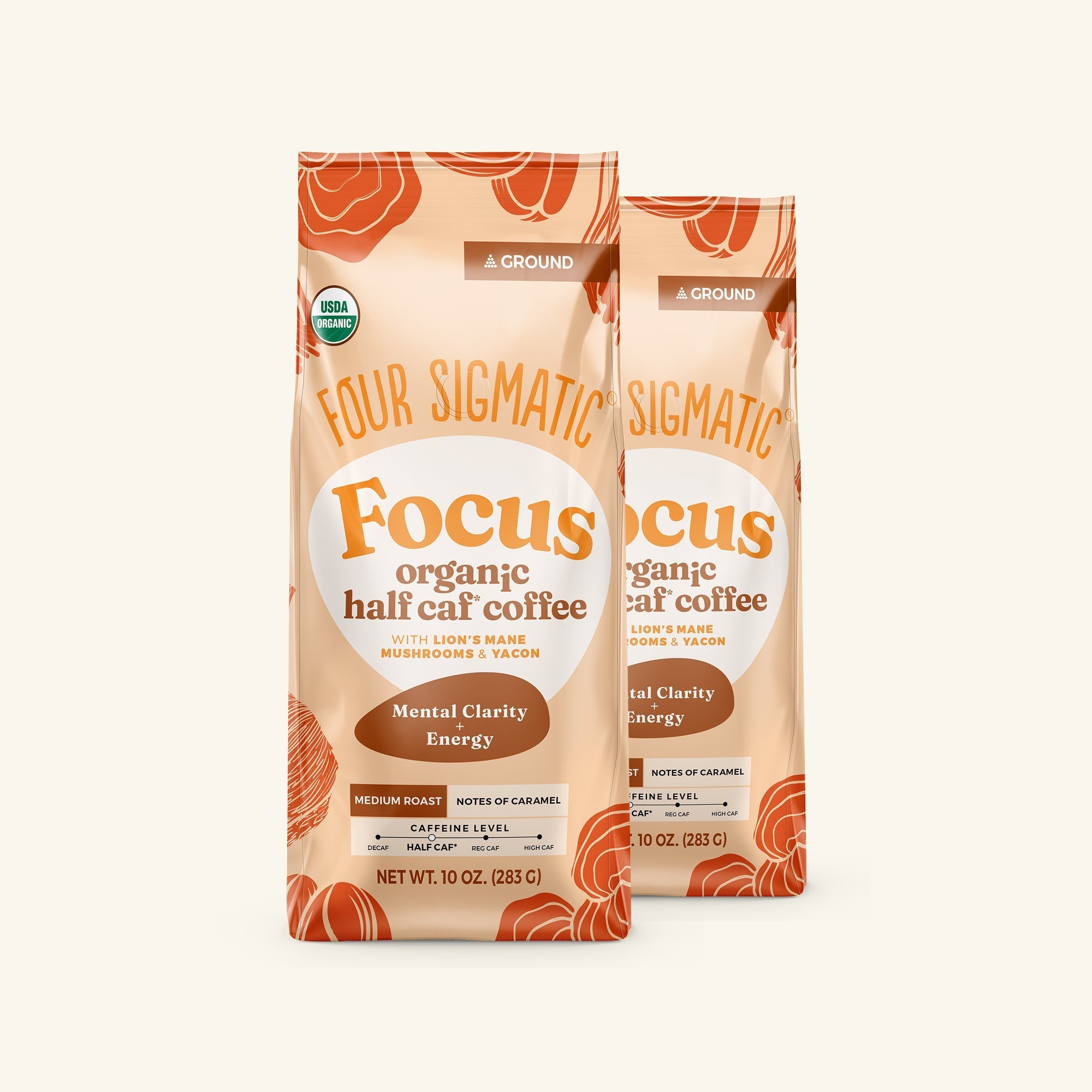 Focus Half Caf Ground Coffee - Medium - Everyday Coffee