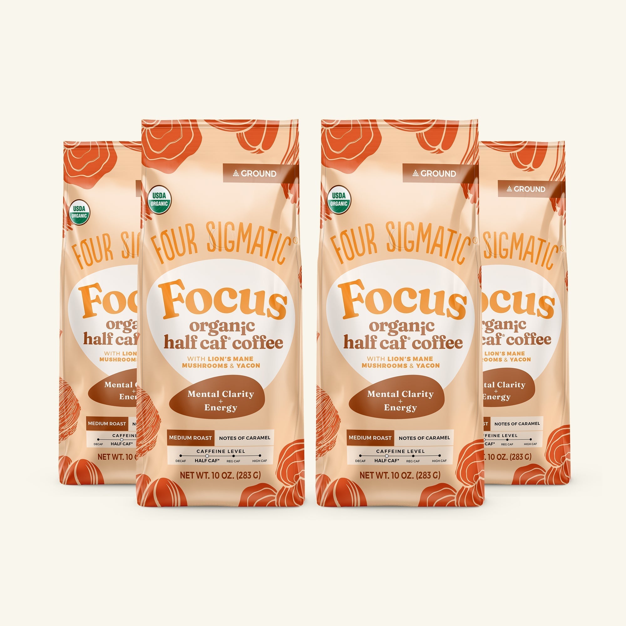 Focus Half Caf Ground Coffee - Medium - Everyday Coffee