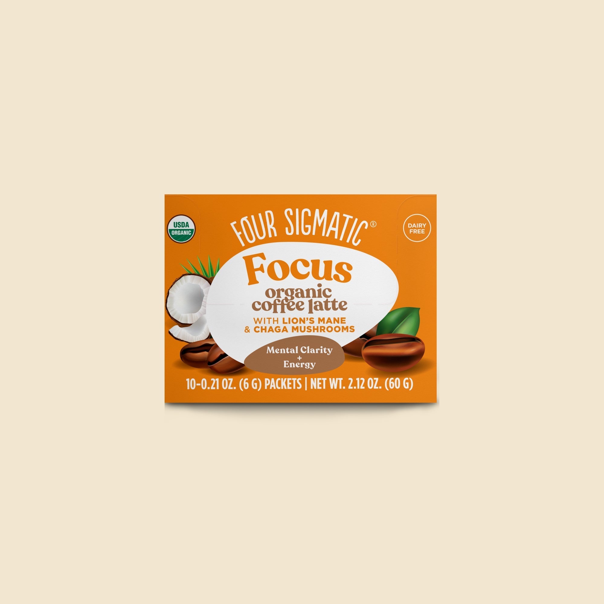Focus Instant Coffee Latte, Packets - Coffee Upgrade