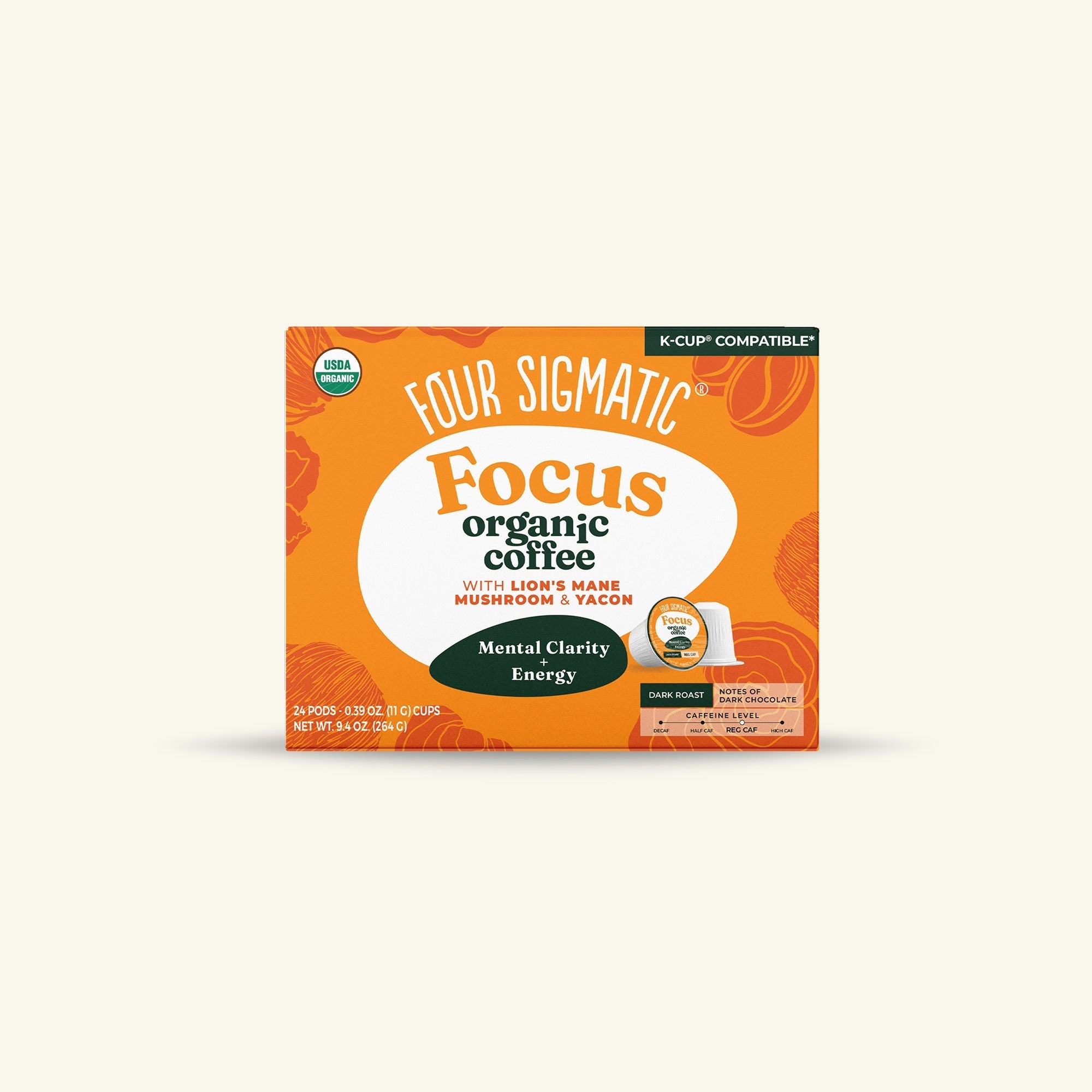 Focus Coffee Pods (24ct) - For Morning Focus