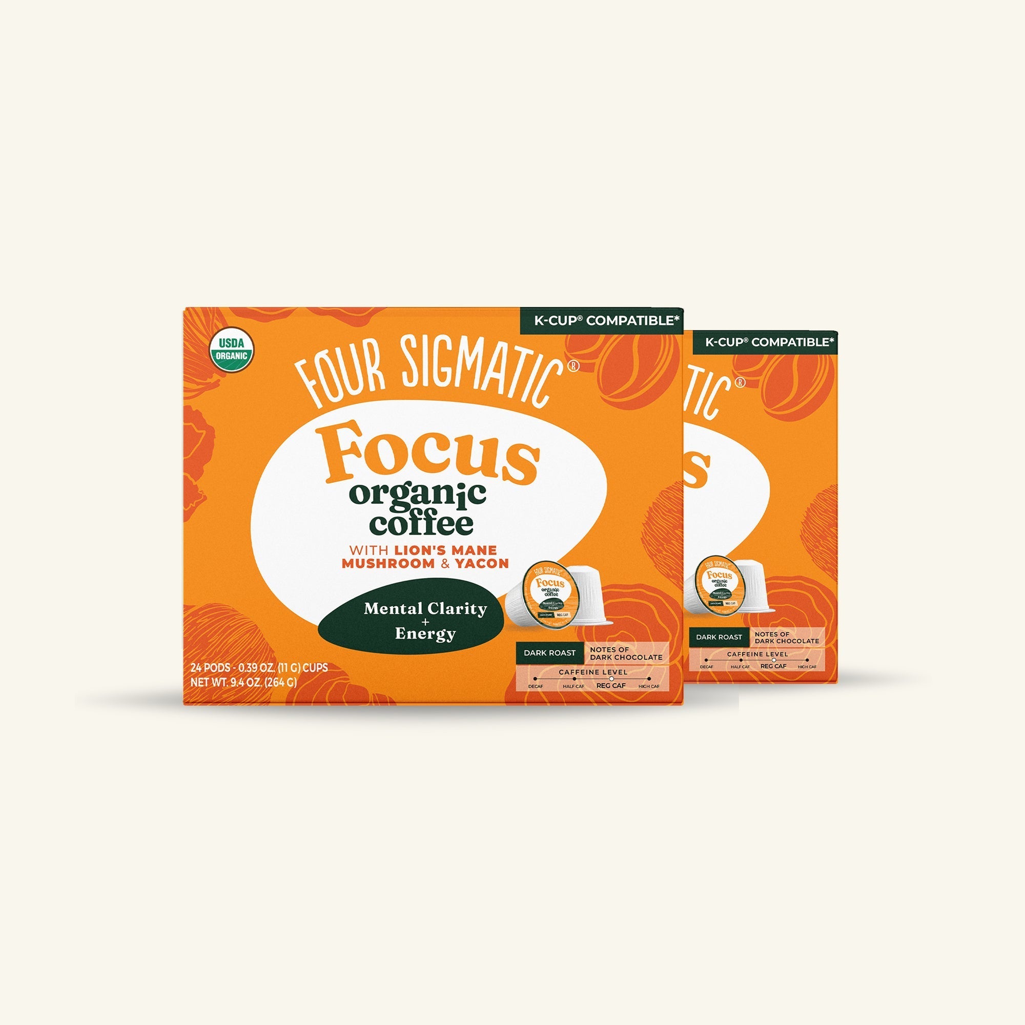 Focus Coffee Pods (24ct) - For Morning Focus