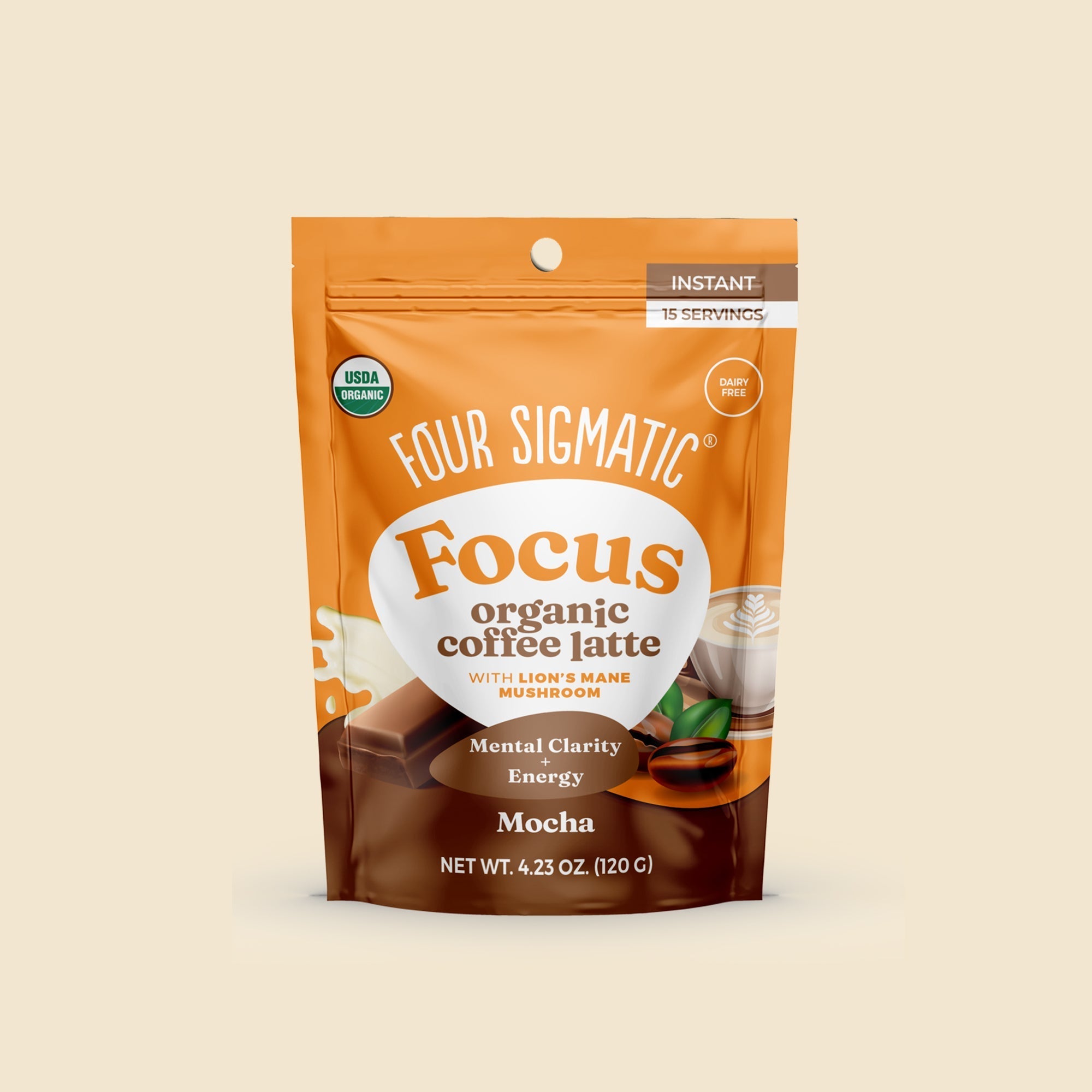 Focus Organic Coffee Latte - Mocha - Smart Coffee