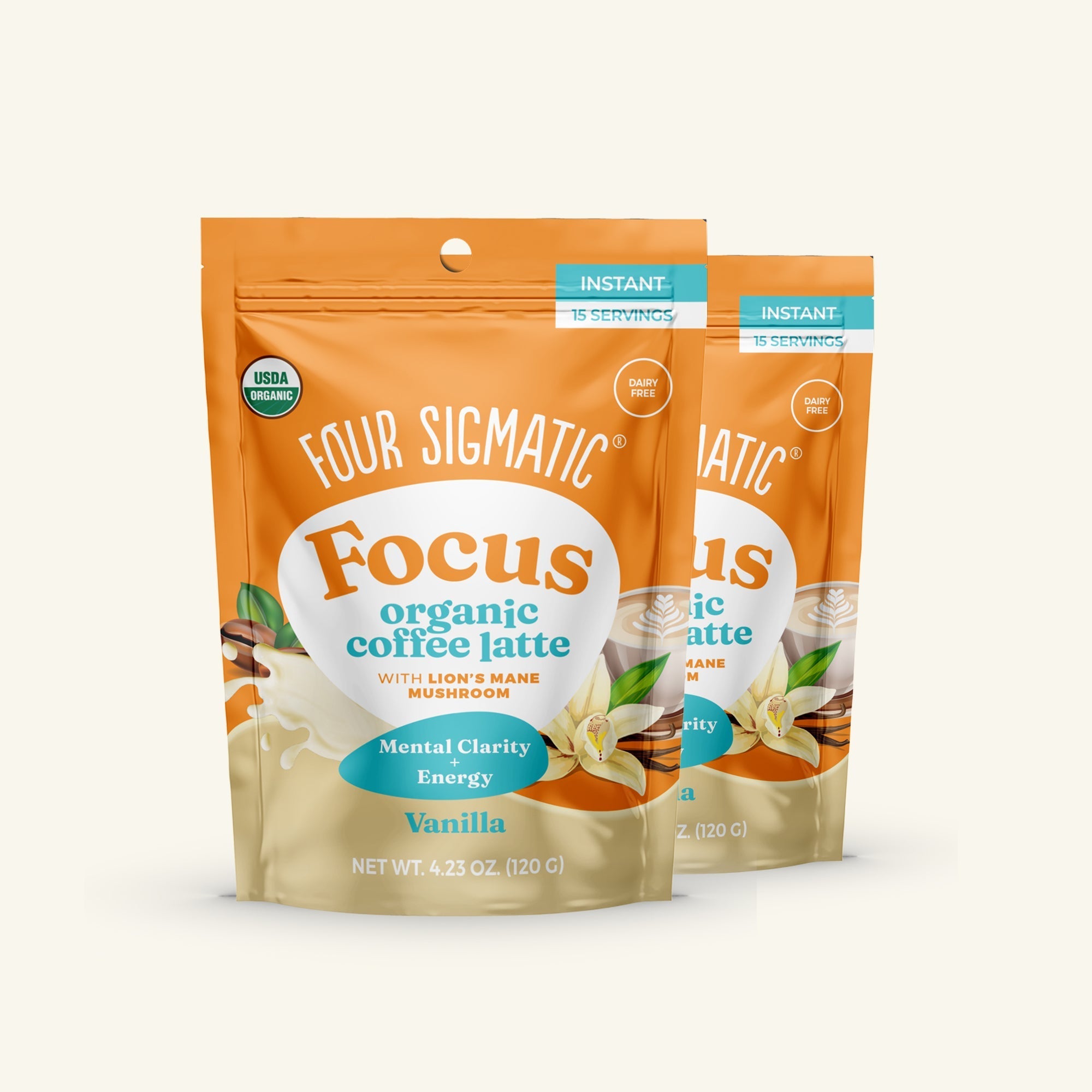Focus Organic Coffee Latte - Vanilla - Coffee Upgrade