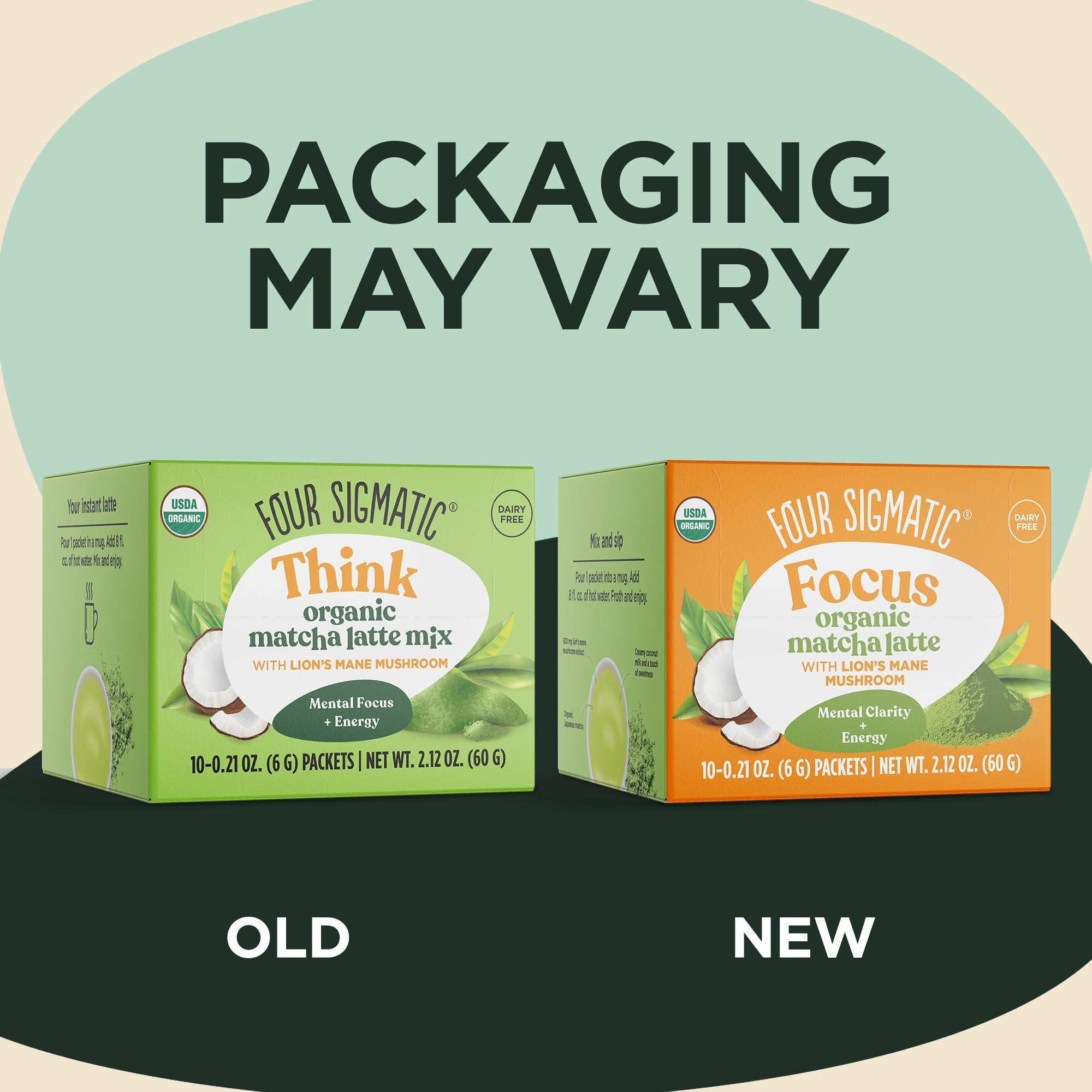 Focus Matcha Latte, Packets - Smooth Coffee