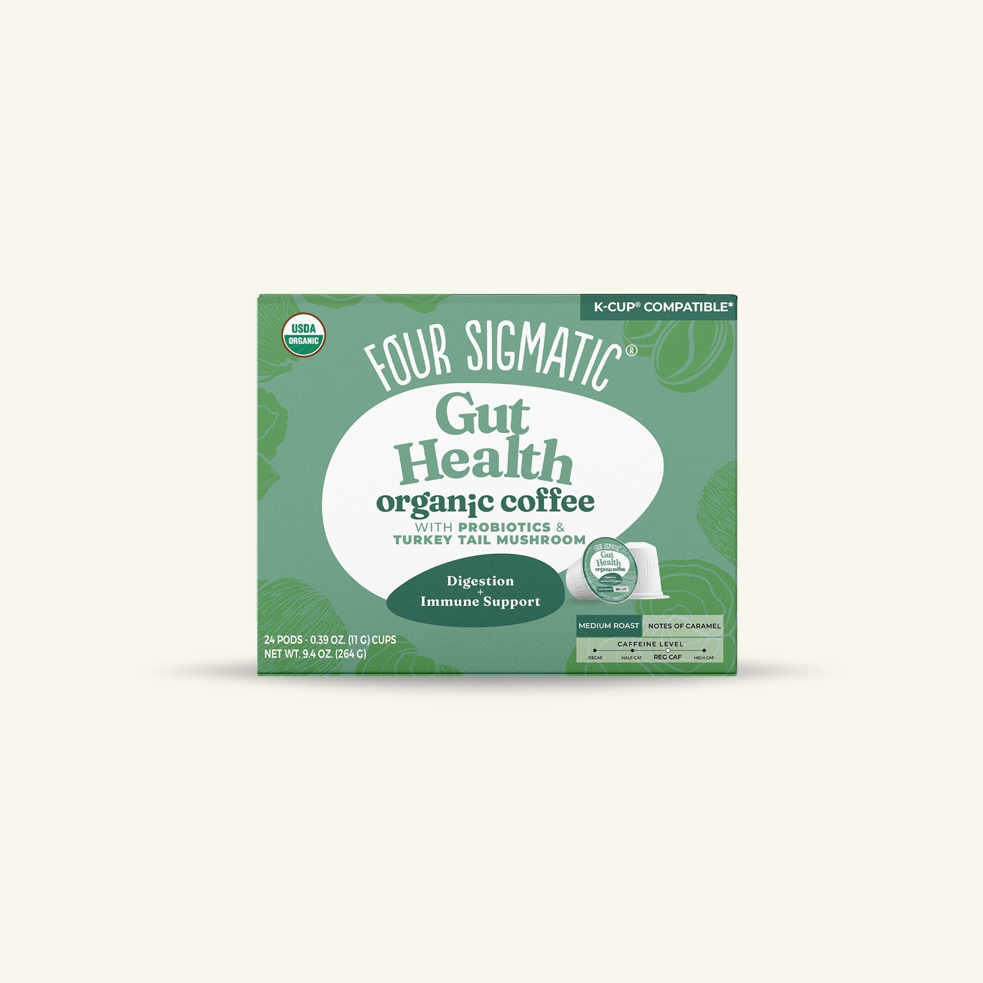 Gut Health Coffee Pods (24ct) - Smooth Brew