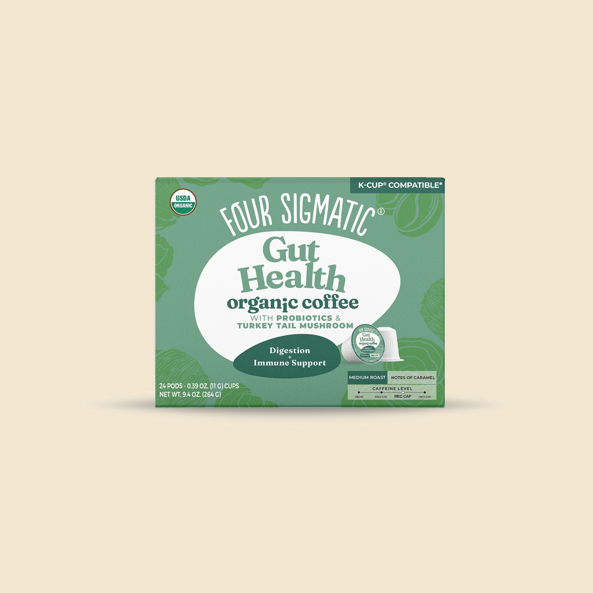 Gut Health Coffee Pods (24ct) - Smooth Brew