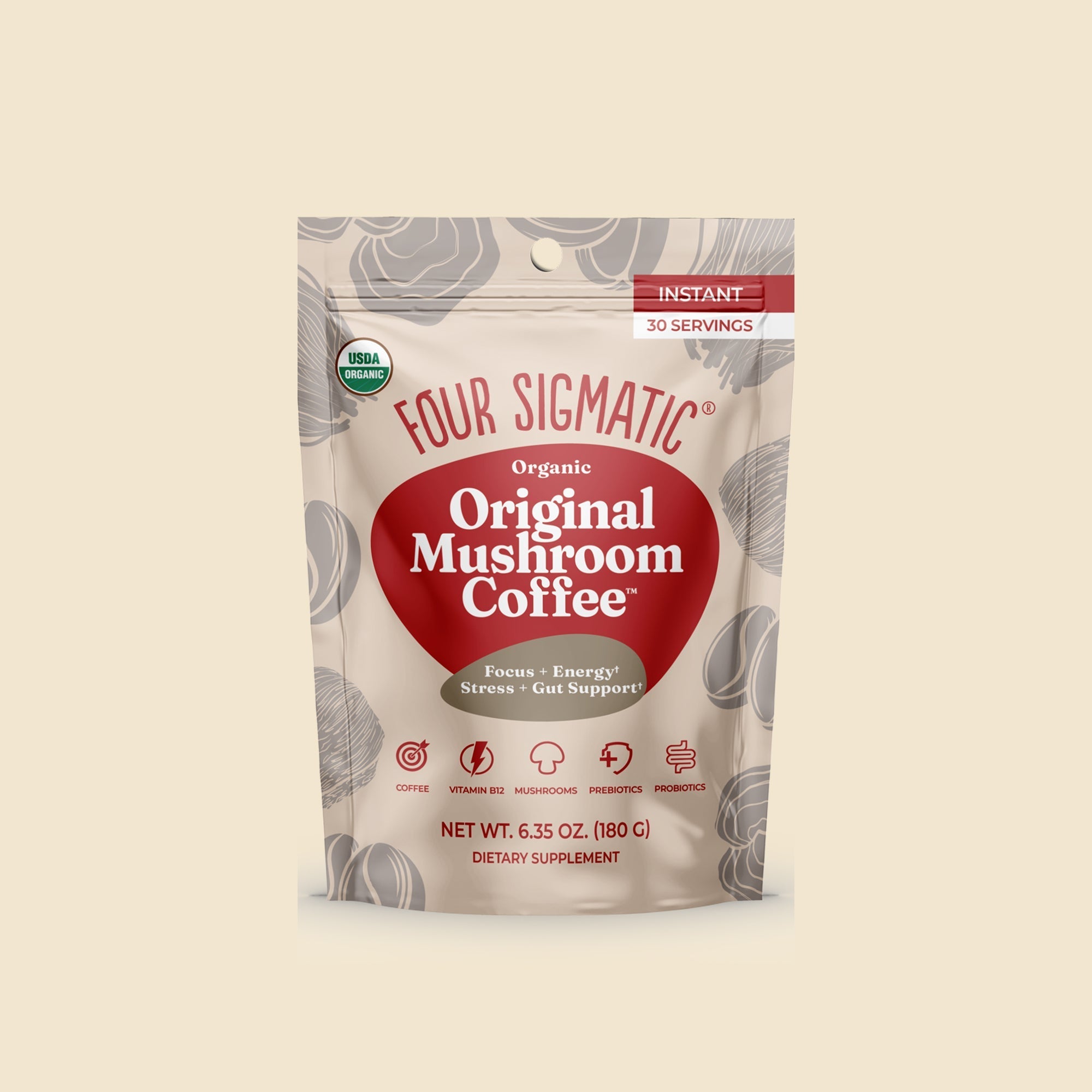 Original Mushroom Coffee™ (30 Cups) - Wellness Coffee