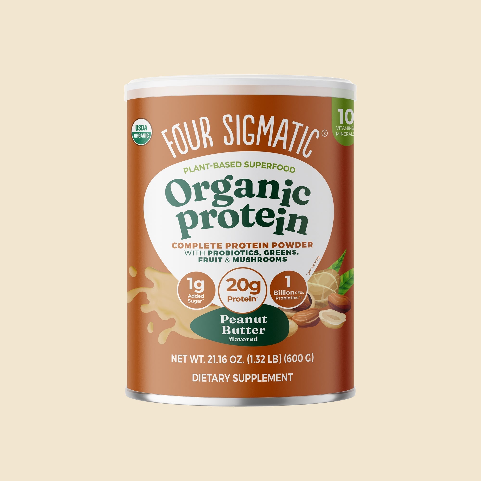 Plant-Based Protein – Peanut Butter - Everyday Coffee