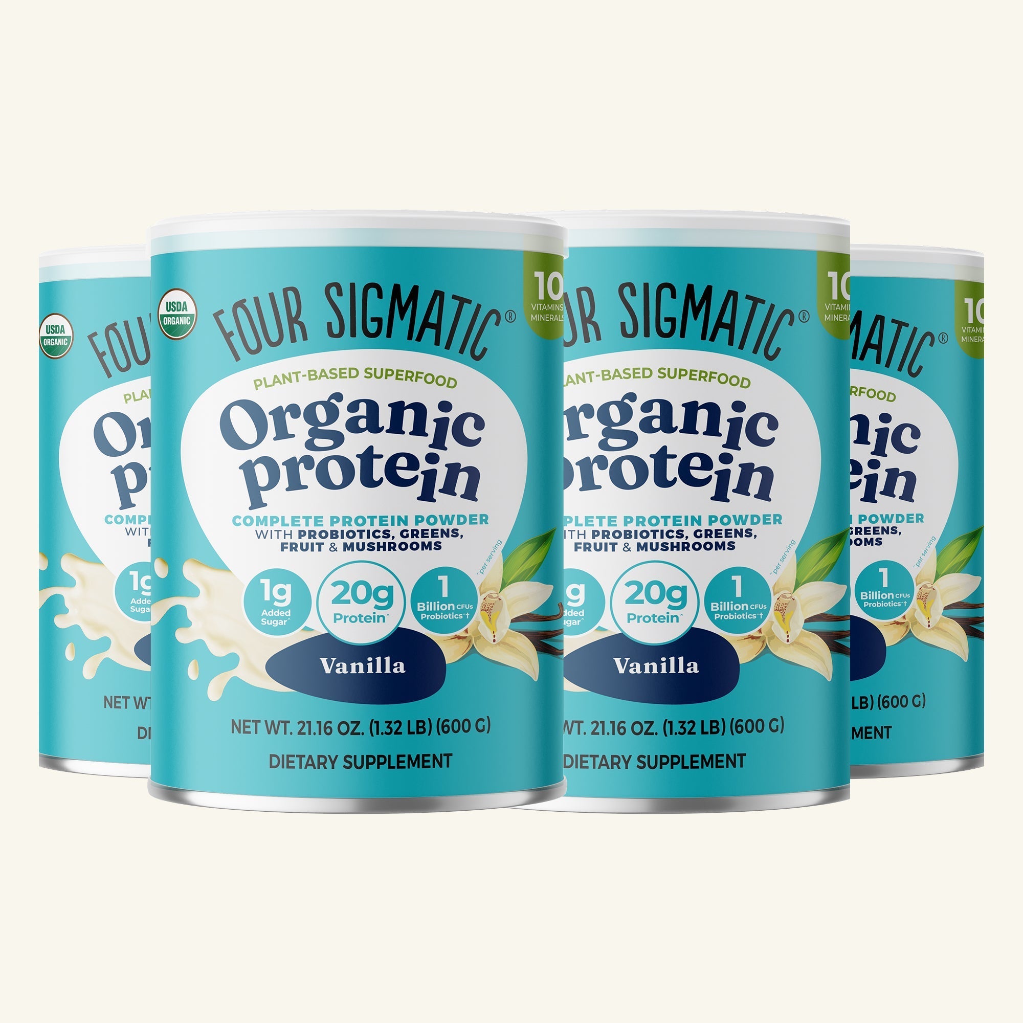 Plant-Based Protein – Vanilla - Mushroom Coffee